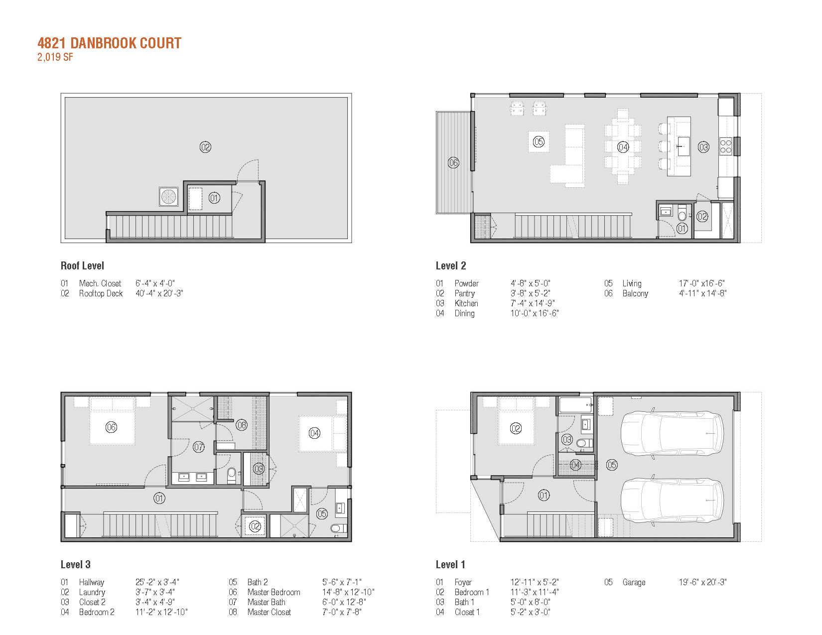 4821 Danbrook Court floor plan